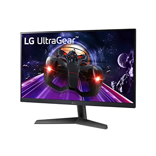 LG UltraGear Monitor 24GN60R-B, 23.8-inch, IPS Display, 144Hz, 1ms (GtG), 1920 x 1080, sRGB 99% (Typ.), HDR10, AMD FreeSync Fremium, Stylish Design