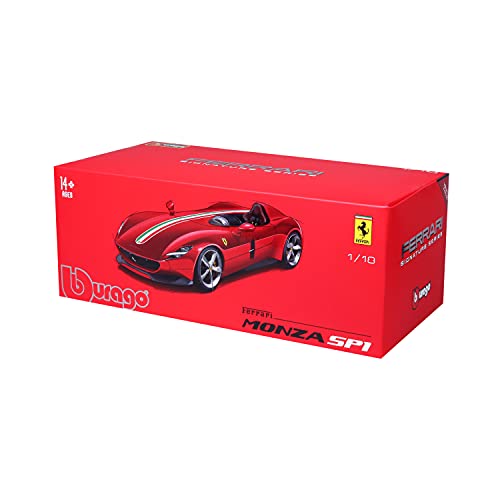 Bburago B18-16909 SP1 1:18 Ferrari Signature Monza SP-1, Assorted Designs and Colours