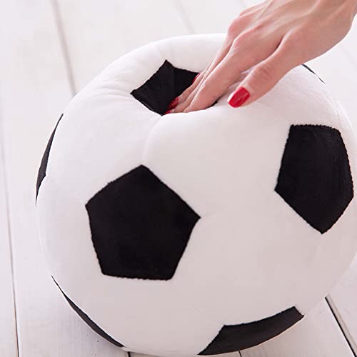 Uposao Plush Football Fluffy Stuffed Football Soft Football Kids Toy Home Sofa Decoration Creative Football Pillow Lumbar Pad Gift for Children Kids Boy Girl Baby, 22cm