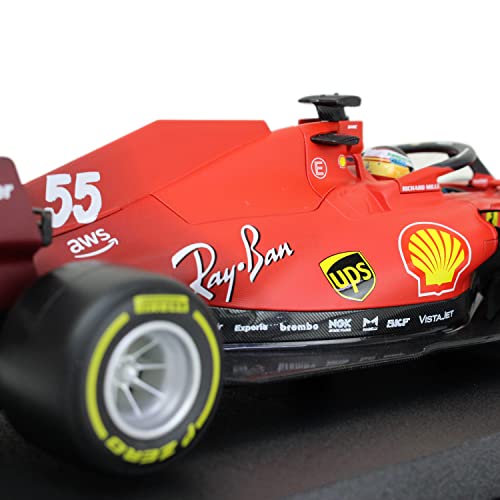 Maistro B18-16809S 1:18 F1 2021 SF21 Ferrari SAINZ, Assorted Colours