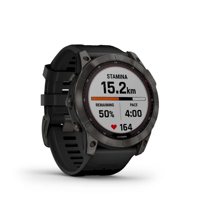 Garmin Fenix 7X Sapphire Solar - Carbon Grey DLC Titanium