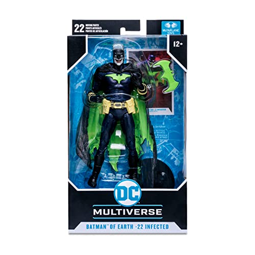 McFarlane Toys, DC Multiverse Batman of Earth-22 Infected 7-inch Action Figure, Collectible DC Comic Figure with Unique Collector Character Card – Ages 12+