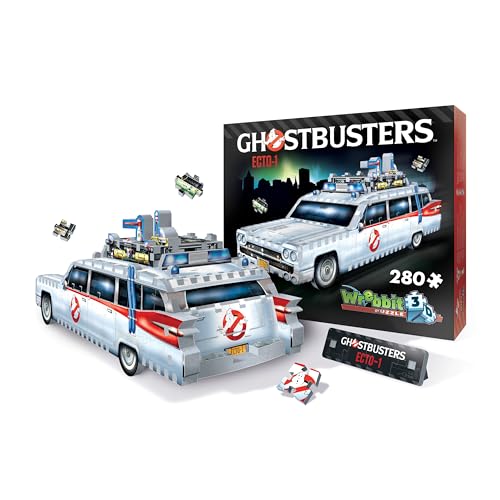 Wrebbit3D | Ghostbusters: ECTO-1 (280pc) | 3D Puzzle | Ages 14+