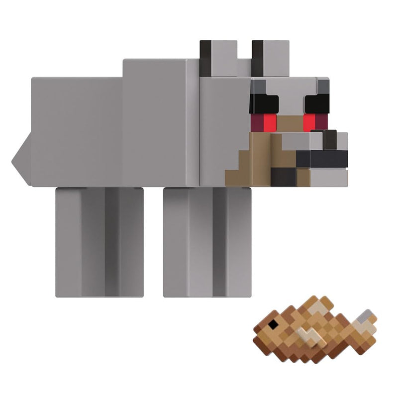 Minecraft 3.25'' Figures - Hostile Wolf Build A Portal