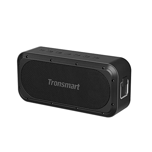 Tronsmart Portable Bluetooth Speaker, 50W Waterproof Wireless Speakers with Enhanced Bass, Built-in Powerbank, 12H Playtime, IPX7 Waterproof, Bluetooth 5.3, Black