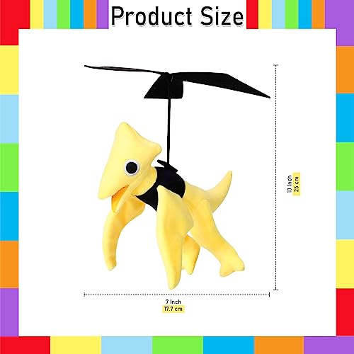 FASTEXX Rainbow Friends, Rainbow Friends Plush Chapter 2 Cyan and Yellow Soft Stuffed Toy, Rainbow Friends Toy, Cute and Funny Gift for Girls, Boys, Kids Friends, Perfect for Playing