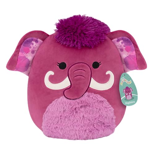 Squishmallows SQCR04576 12" Magenta, Magdalena-Woolly Mammoth