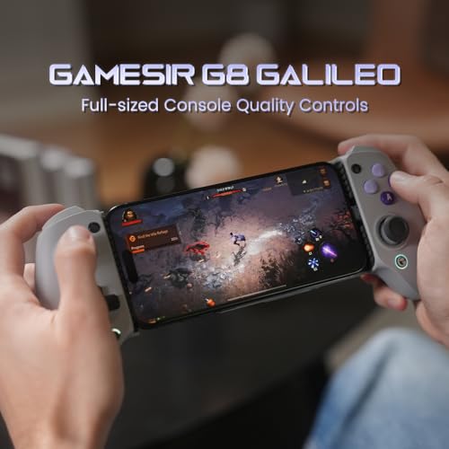 GameSir G8 Galileo Type-C Mobile Gaming Controller for Android & iPhone 15 Series (USB-C), Plug and Play Gamepad with Hall Effect Joysticks/Hall Trigger, 3.5mm Audio Jack