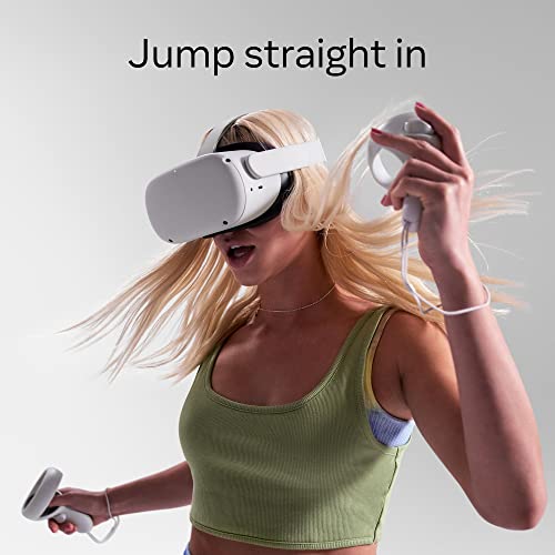 Meta Quest 2 — Advanced All-In-One Virtual Reality Headset — 256 GB (Renewed)