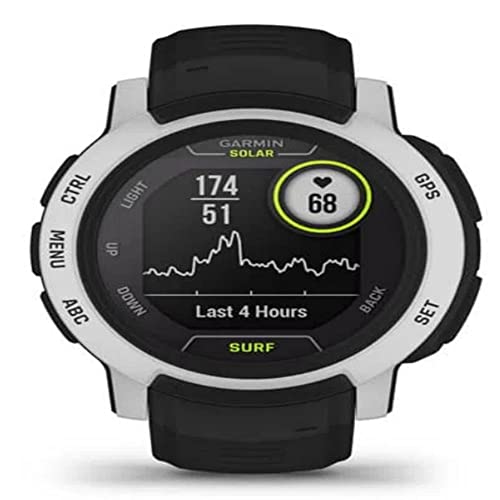 Garmin Instinct 2 SOLAR SURF, Rugged Surf Smartwatch with Tide Data, Dedicated Surfing Activity Features and Solar Charging, Bells Beach