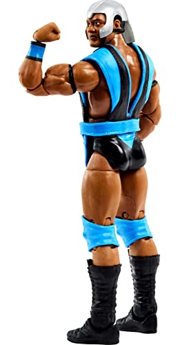 WWE Action Figures, WWE Elite Farooq Asad Figure with Accessories, Collectible Gifts