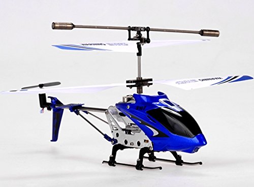 Syma S107G 3.5 Channel 3CH Mini Metal Remote Control RC Helicopter Blue