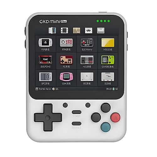 WUBA GKD Mini Plus Retro Handheld Game Console, 3.5-inch 16G+128G Retro Game Console with 10000 Games, WIFI Matchmaking Video Game Console Emulator for Adult