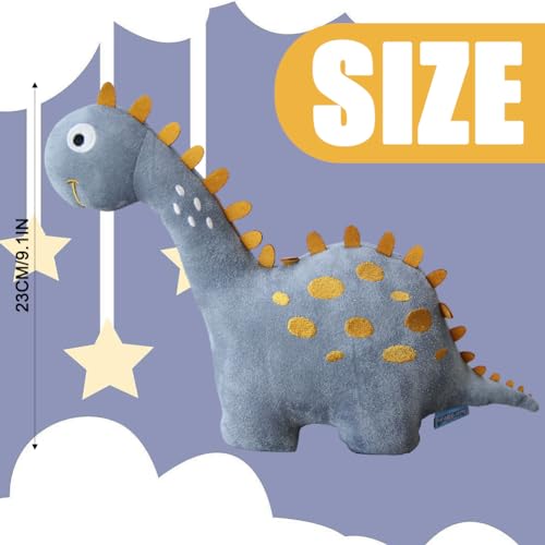 Fadcaer Dinosaur Plush Toys,9 Inch Dinosaur Plush Toy Doll Animal Plush Toy Dinosaur,Soft Cartoon Dinosaur Stuffed Toy for Children Adults Boys Girls Playtime Companions Birthday Gifts