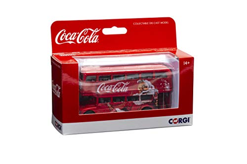 Corgi GS82331 Coca Cola - Christmas London Bus Classic, Red