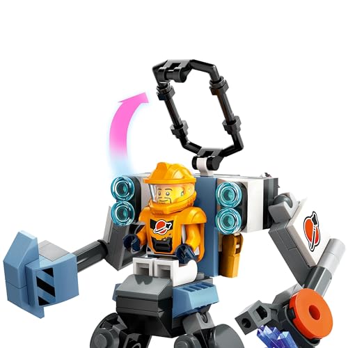 LEGO City Space Construction Mech Suit, Action Figure Toy for 6 Plus Year Old Kids, Boys & Girls, Building Set with Robot and a Pilot Minifigure, Small Gift Idea 60428