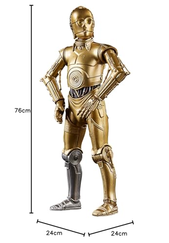 Star Wars Hasbro The Black Series Archive C-3PO Toy 6-Inch-Scale A New Hope Action Figure, Toys Kids Ages 4 and Up Multicolor, One Size, F4369