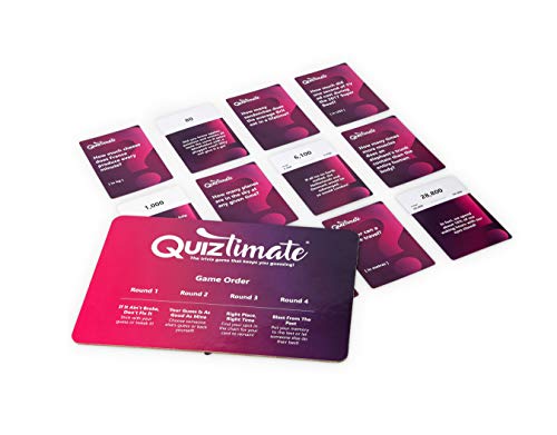 QUIZTIMATE - The trivia game that keeps you guessing! - The hilarious 4-round quiz game that anyone can win, perfect for friends and family!