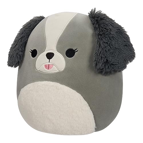 Squishmallows SQCR04578 Malu-Grey Shih-Tzu 12"