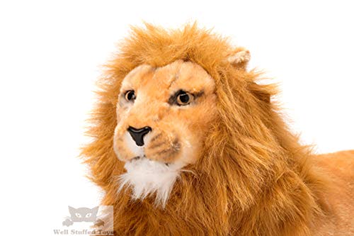 Deluxe Paws Realistic Large Lion Soft Toy Stuffed Plush 95cm (37") including tail