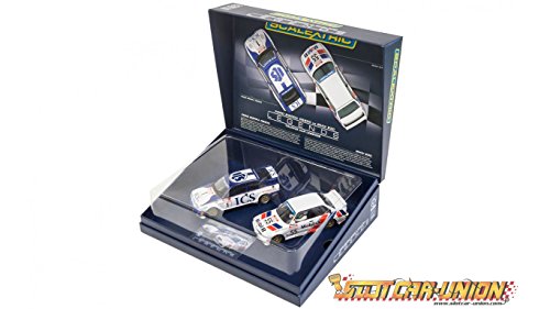 Scalextric C3693A Legends Touring Twinpack-Ford Sierra RS500 and BMW E30 Car, White