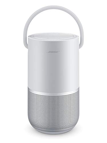 Bose Portable Smart Speaker—With Alexa Voice Control Built in, Silver, 10 inches