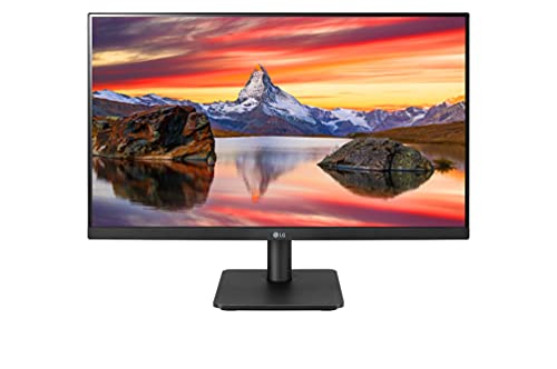 LG Electronics Full HD Monitor 24MP400P, 24 Inch, 1080p, 75Hz, 5 ms, IPS Display, AMD FreeSync, Energy Saving, HDMI, VGA, Anti Glare, Tilt Adjustable, Virtually Borderless Design