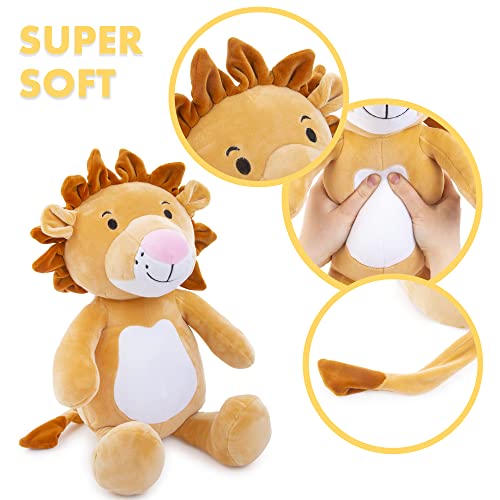 abeec Supersoft Lion Teddy - Teddy Bear - Soft Toys For Babies - Plush Toys - Stuffed Animal - Gifts For Girls - Gifts For Boys - Baby Teddy For Newborn