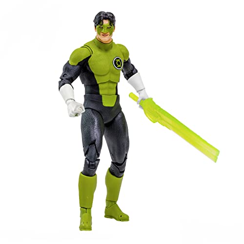 McFarlane Toys, 7-Inch DC Blackest Night Kyle Rayner Action Figure with 22 Moving Parts, Collectible DC Figure with Unique Collectible Character Card – Ages 12+