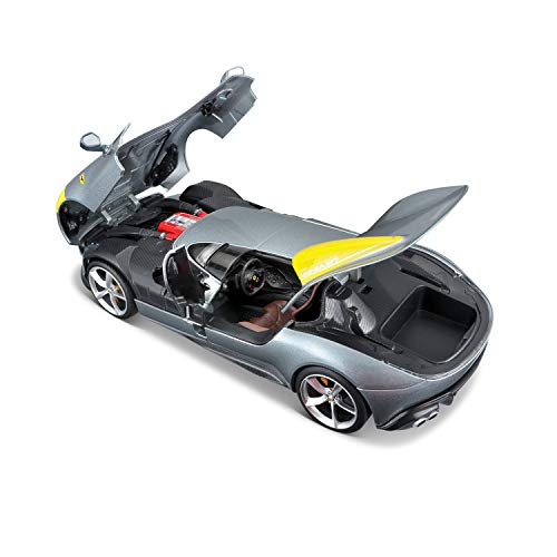 Bburago B18-16013 18-16013 Ferrari Collectible Car, Gray