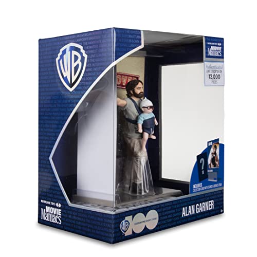 McFarlane Toys The Hangover Movie Maniacs Alan Garner Action Figure - Relive Vegas Debauchery with Limited Edition 6” Figure and Hidden Surprises!