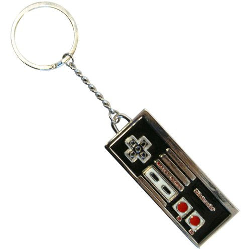 Nintendo NES Controller Enameled Metal Keyring
