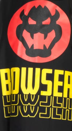 Nintendo Super Mario Bomber Jacket, Mario and Luigi Bomber Jacket, Bowser Black, 10-12