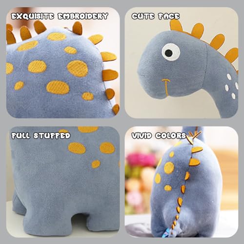 Fadcaer Dinosaur Plush Toys,9 Inch Dinosaur Plush Toy Doll Animal Plush Toy Dinosaur,Soft Cartoon Dinosaur Stuffed Toy for Children Adults Boys Girls Playtime Companions Birthday Gifts