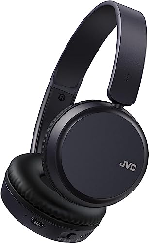 JVC HA-Z37W-A Wireless Bluetooth On Ear Headphones, 35 hours listening time (Blue)