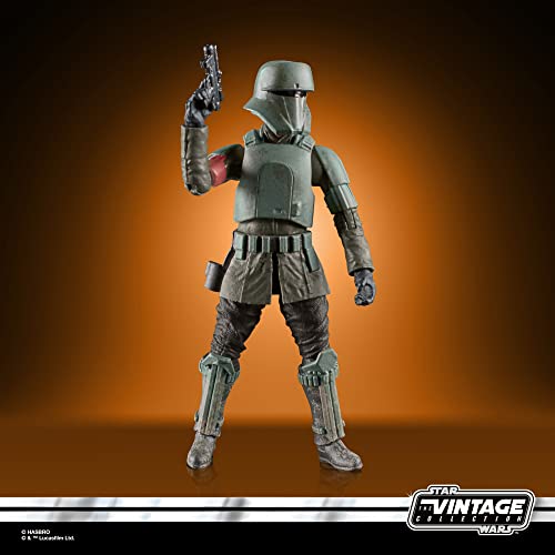 Star Wars Hasbro The Vintage Collection Din Djarin (Morak) Toy 9.5 CM Scale The Mandalorian Figure, Kids 4 and Up