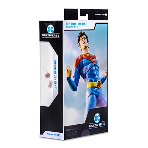 McFarlane Toys, DC Multiverse Future State Superman Jonathan Kent 7-inch Action Figure, Collectible DC Superman Figure with Unique Collector Character Card – Ages 12+