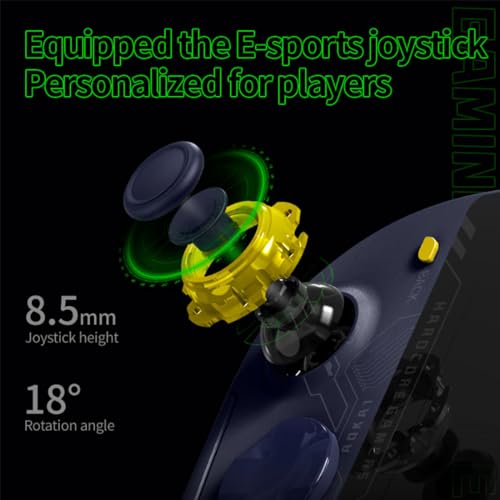 Spicyfy AOKZOE A1 Pro Handheld Game Console, 8-Inch IPS Screen Windows 11 System Support Wi-Fi Battle, Portable Rechargeable Nostalgic Retro Arcade Game Console for Kid Adult - 32GB+1TB