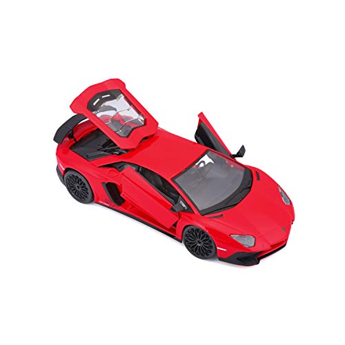 Bburago B18-21079 Jaguar 1:24 Lamborghini AVENDTADOR, Red