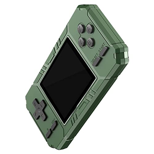 Lrtzizy Retro Portable Mini Handheld Game Console 8-Bit 3.0 Inch Color Screen LCD Game Player Built-in 500 Games-Green