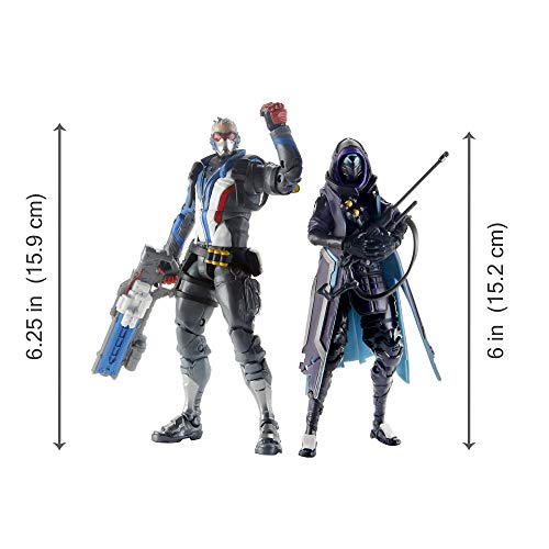 Hasbro Overwatch Ultimates Series Soldier: 76 & Shrike (Ana) Skin Dual Pack 6" Collectible Action Figures