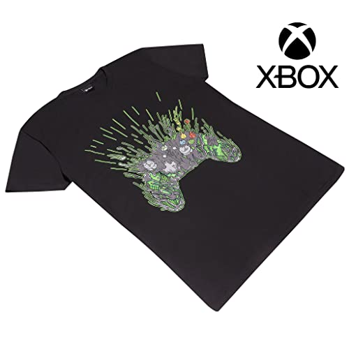 Xbox Controller Boyfriend Fit T-Shirt, Womens, Black, Official Merchandise