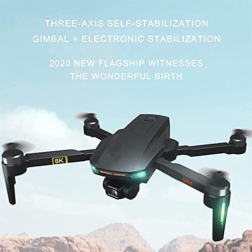 Drones Positioning Aerial Camera 6K High-Definition Professional Large 3000M Brushless Power Three-Axis Anti-Shake Gimbal Remote Control Aircraft Real-Time Video RC Aircraft with Alt
