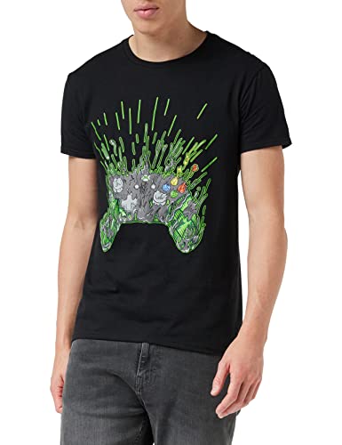 Xbox Controller T-Shirt, Adults, Black, Official Merchandise