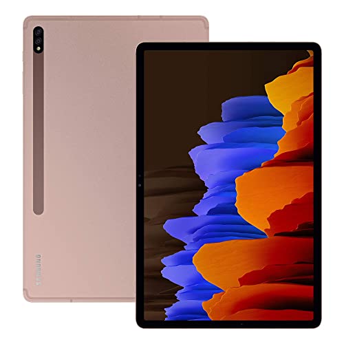 Samsung Galaxy Tab S7+ 5G Android Tablet Mystic - Bronze (UK Version) (Renewed)