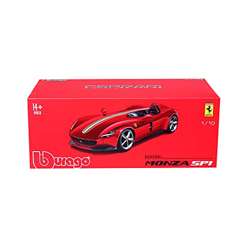 Bburago B18-16909 SP1 1:18 Ferrari Signature Monza SP-1, Assorted Designs and Colours