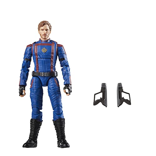 Hasbro Marvel Legends Series Groot, Guardians of the Galaxy Vol. 3 6-Inch Action Figures & Marvel Legends Series Star-Lord, Guardians of the Galaxy Vol. 3 6-Inch Action Figures