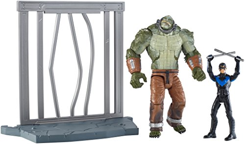 Mattel DC Comics Multiverse 4" Arkham City Nightwing and Killer Croc Figure (2-Pack)