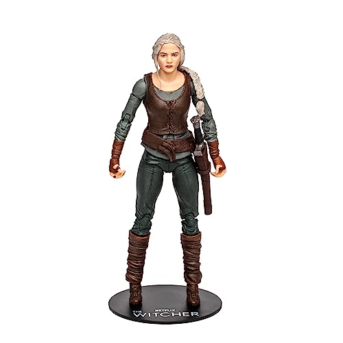 McFarlane Toys, The Witcher Ciri & Geralt of Rivia (Season 3) 7in Action Figure 2pk, Ages 12+