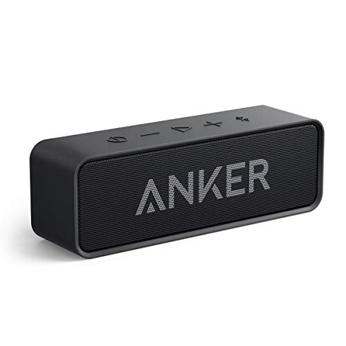 Bluetooth Speaker, Anker Soundcore Upgraded Version with 24H Playtime, IPX5 Waterproof, Stereo Sound, 66ft Bluetooth Range, Built-In Mic, Portable Wireless for iPhone Samsung